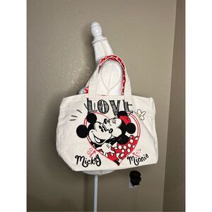 New Disney tote with Minnie and Mickey love - large
